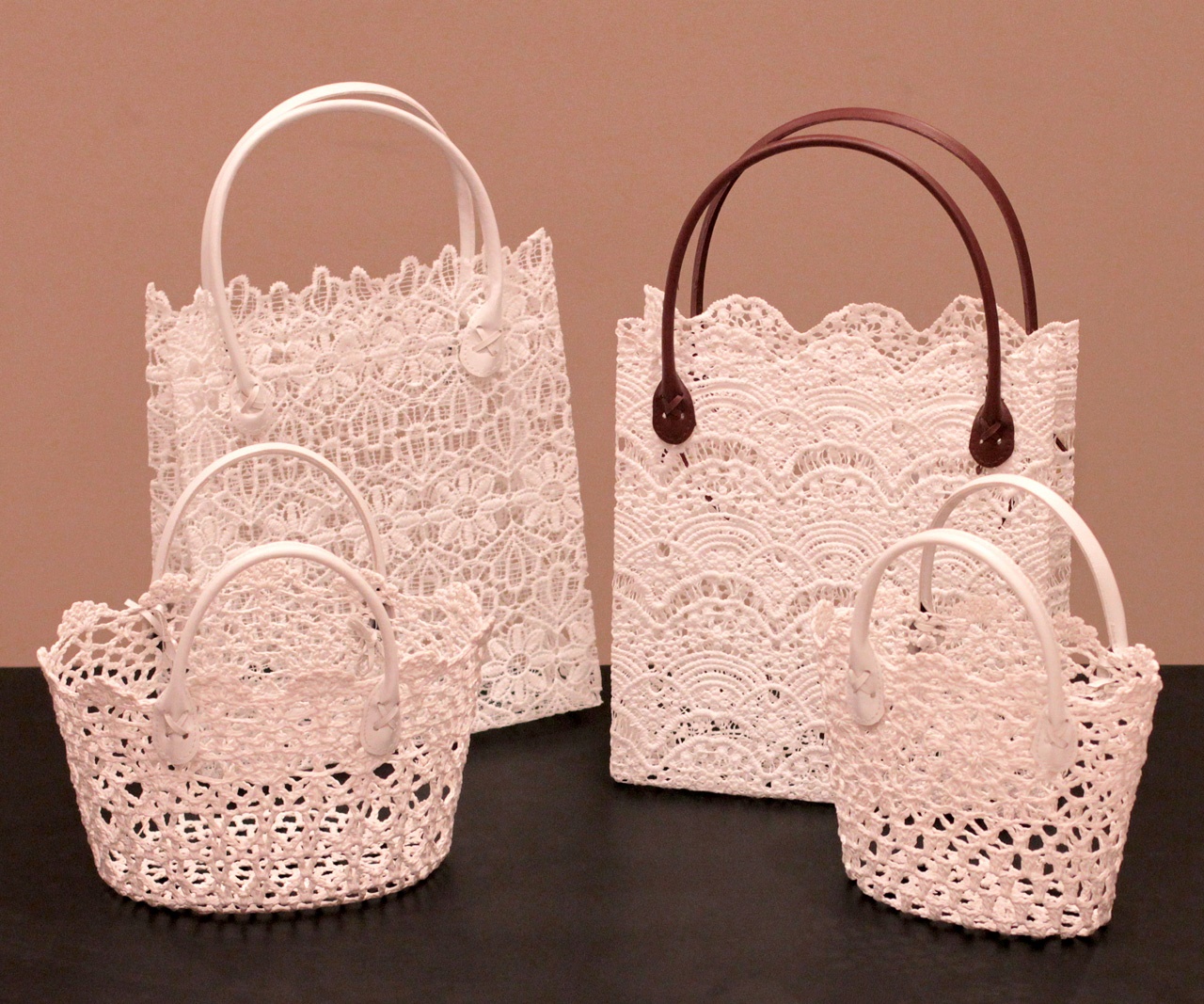 Embroidery Lace Tote Bags